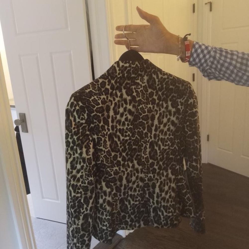 Alice And Olivia Leonard Print Two Button Jacket - image 2